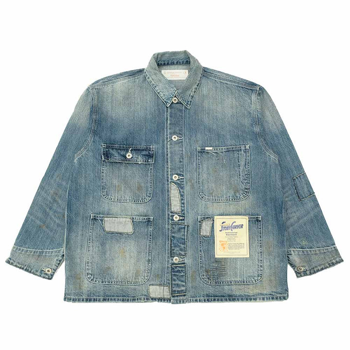 UNIVERSAL OVERALL - 12.75oz CONE DENIM REMAKE COVERALL - HT2433400-C