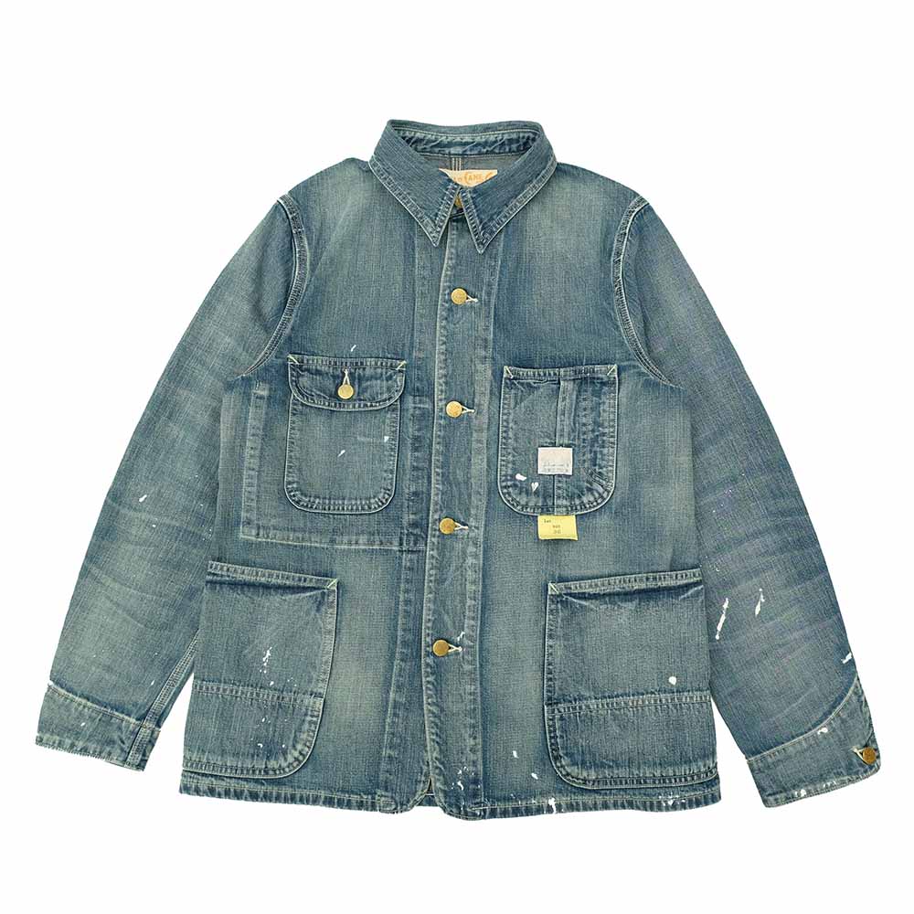 SUGAR CANE - 11oz. BLUE DENIM - WORK COAT - AGED MODEL - SC15708