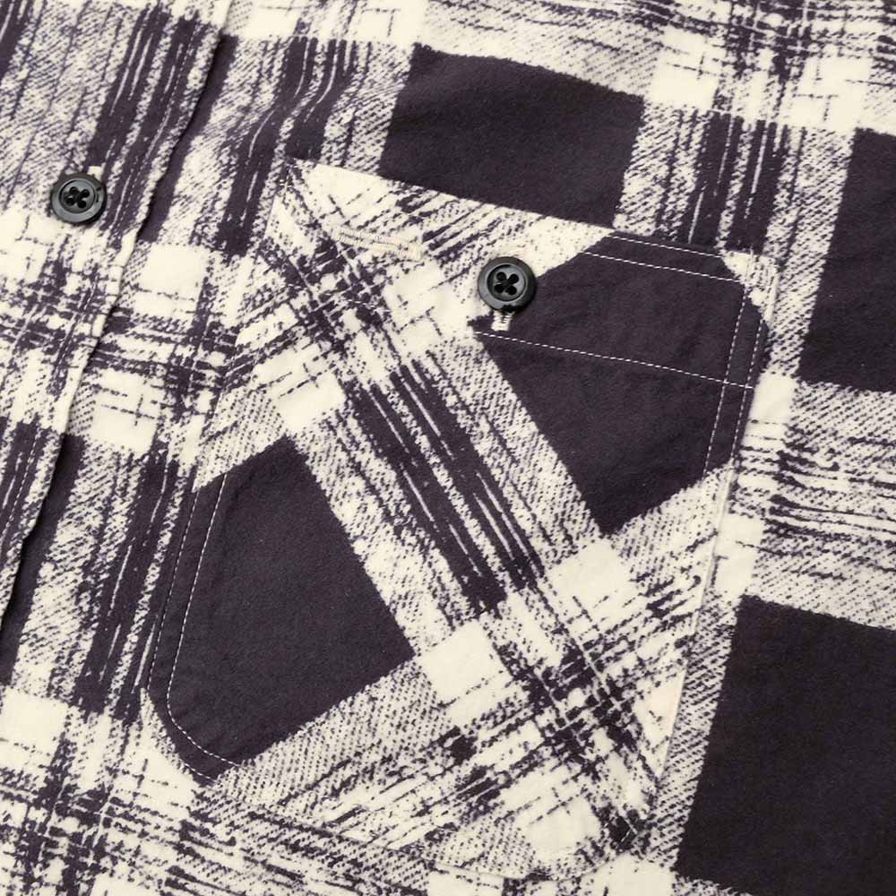 A VONTADE - Print Flannel Work Shirts L/S -VTD-0394-SH