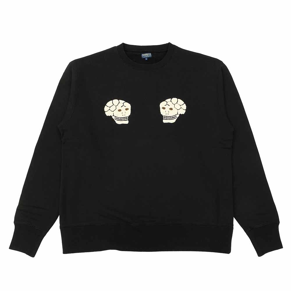 TAILOR TOYO - SUKA CREW SWEAT EMBROIDERED - SKULL ＆ SNAKE - TT69650
