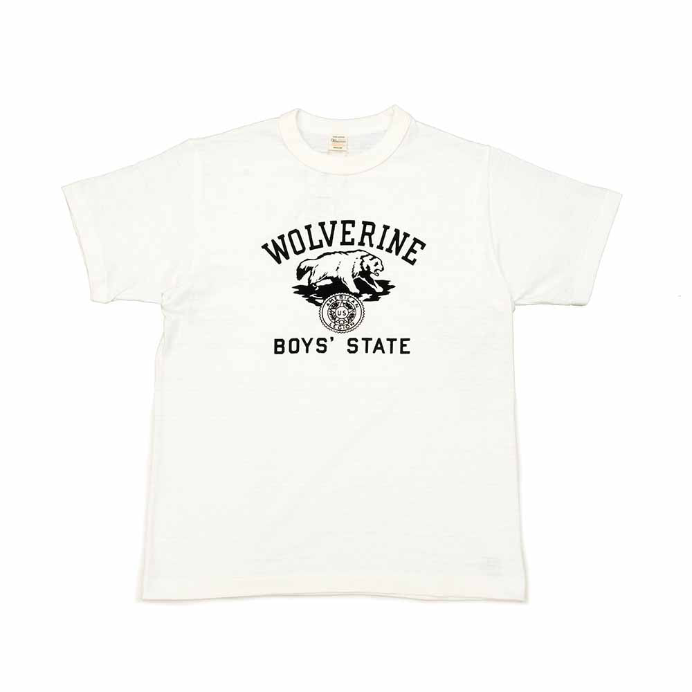 WAREHOUSE Lot.4601 S/S T-SHIRT WOLVERINE 4601WOL-23