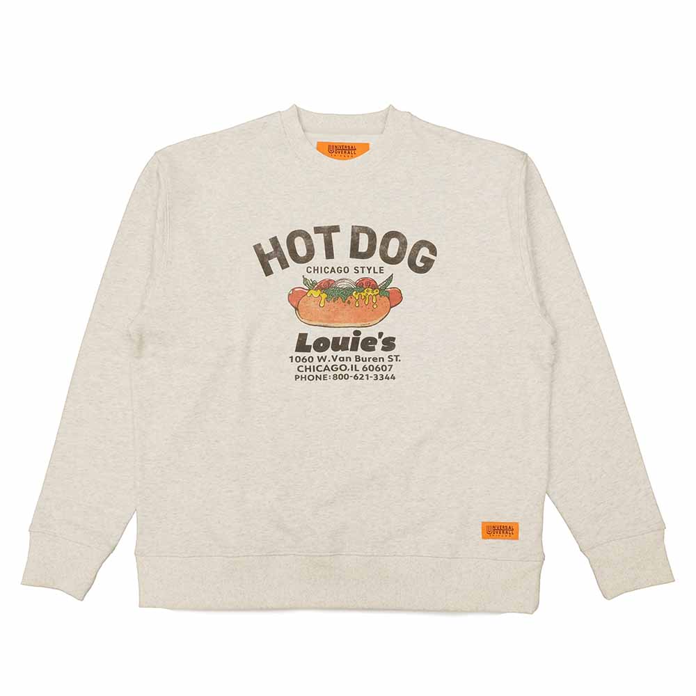 UNIVERSAL OVERALL - Crew Neck Sweatshirt - HOTDOG - U2533250-B