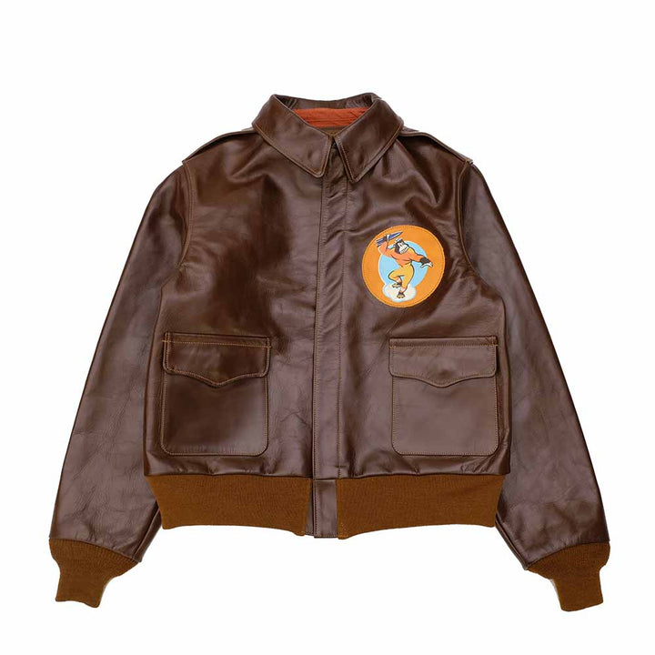 BUZZ RICKSON'S - TYPE A-2 - ROUGH WEAR CLOTHING CO. - BACK PAINT - 451st BOMB SQ. - BR80668