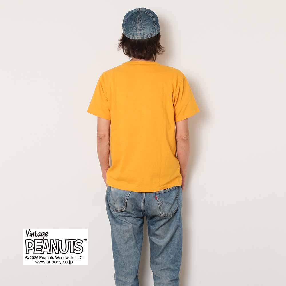 WAREHOUSE - S/S T-SHIRT - SURF’S UP - SNOOPY - YP126S-1