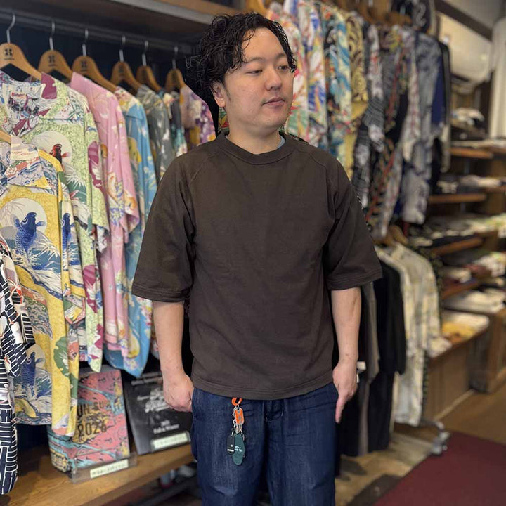 DUBBLEWORKS - Lot.37005 - HEAVY WEIGHT RAGLAN SLEEVE TEE - 37005HW-26