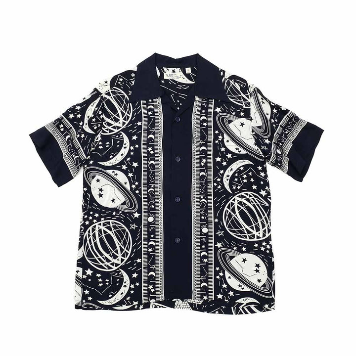 SUN SURF - HINOYA EXCLUSIVE - S/S RAYON HAWAIIAN SHIRT - COSMO GRAPHIC - SS39052HY