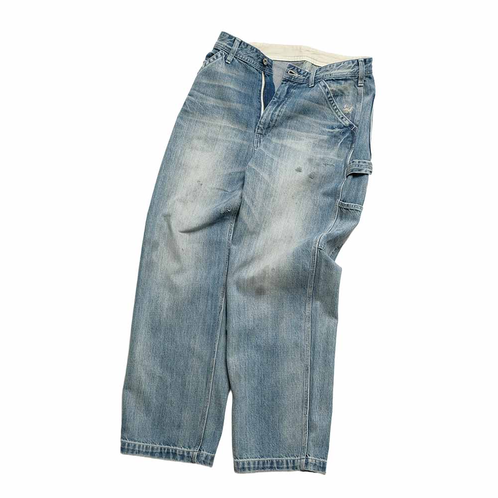 UNIVERSAL OVERALL - PAINTER PANTS - VINTAGE LIGHT WASH - HT2433601-B