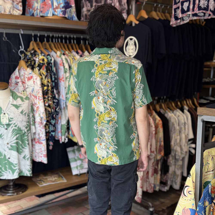 STUDIO D’ARTISAN - Aloha Shirt - Tornado Pig - 5721