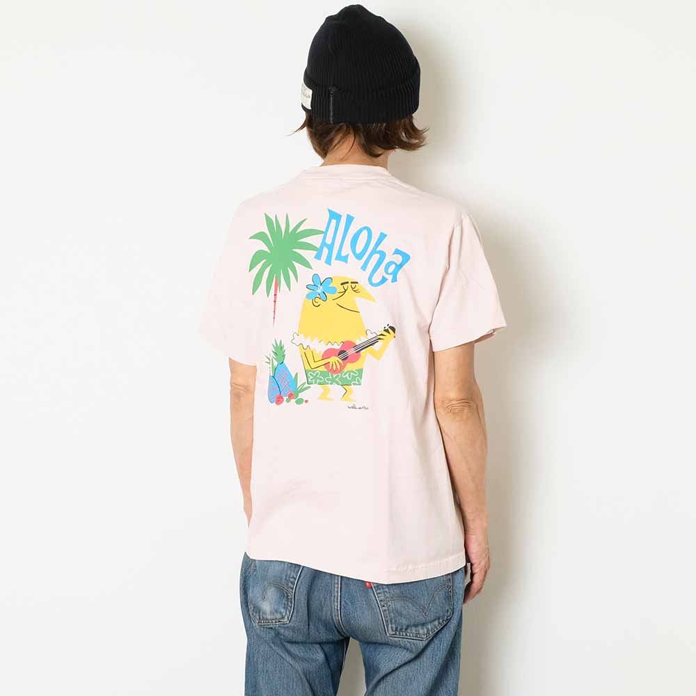 SUN SURF - PRINT T-SHIRT - ALOHA - by RYOHEI YANAGIHARA with MOOKIE - SS79569