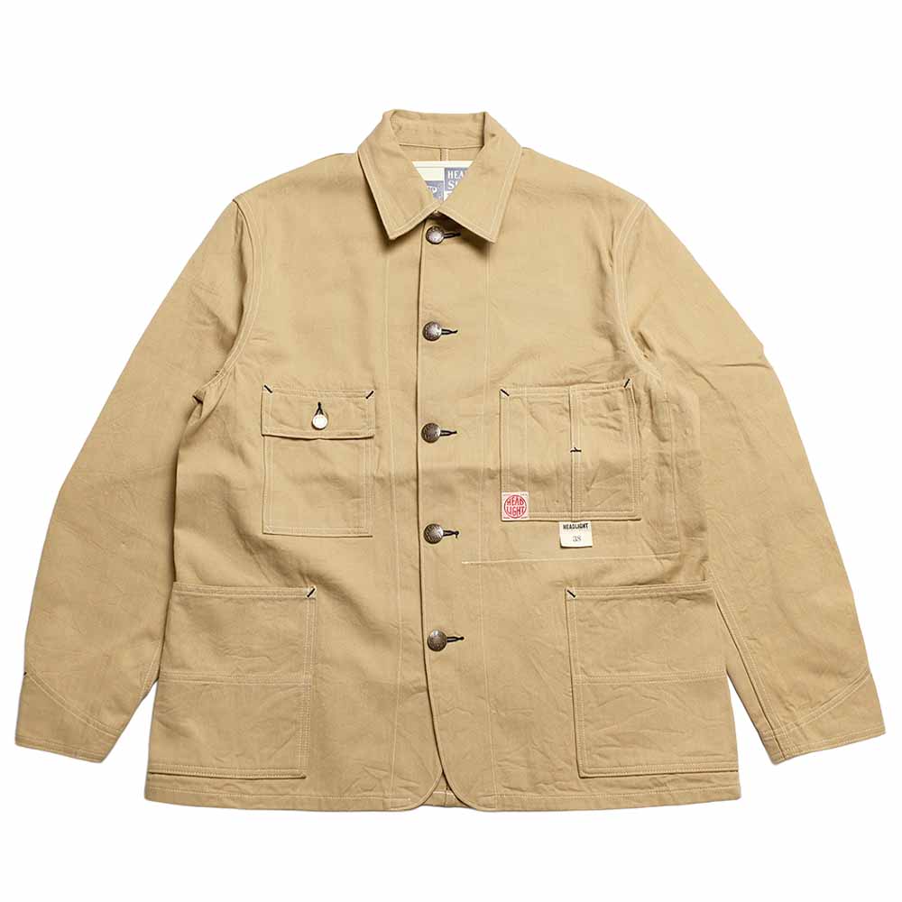HEADLIGHT - 10oz. RANDOM HBT WORK COAT - HD15908
