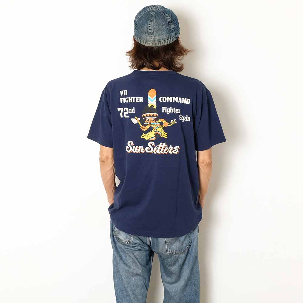 BUZZ RICKSON'S - GOVERNMENT ISSUE T-SHIRT - 72nd FIGHTER SQ. - BR79757