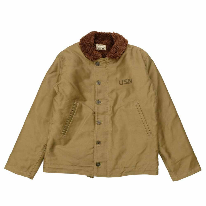 WAREHOUSE -  FINAL FORM OF WW2 1945 - N-1 WINTER JACKET KHAKI - 2227B-24