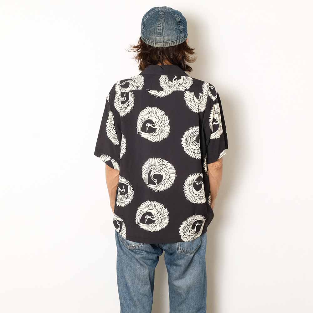 SUN SURF - RAYON HAWAIIAN SHIRT - ORIENTAL BORDER - SS39629