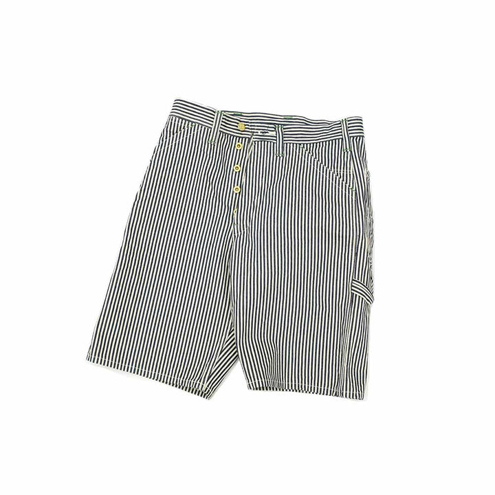 SUGAR CANE - 11oz. HICKORY STRIPE WORK SHORTS - SC52566