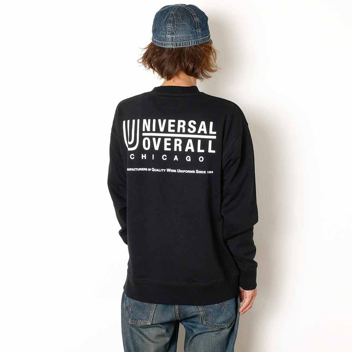 UNIVERSAL OVERALL - Crew Neck Sweatshirt - BACK LOGO - U2533250-E