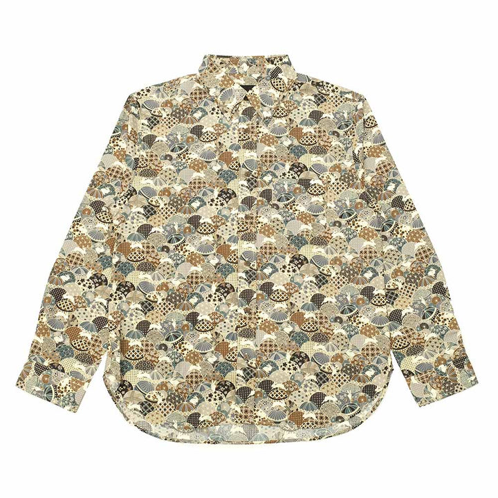 衣櫻 - ブロード素材 - 長袖レギュラーカラーシャツ - 手鞠兎 - SA1594