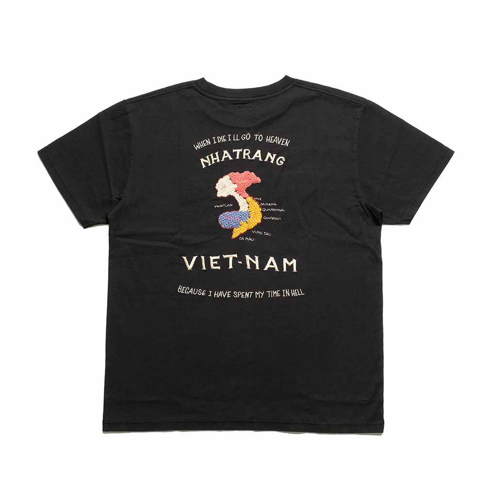 TAILOR TOYO - S/S SUKA T-SHIRT - EMBROIDERED - VIET-NAM - TT79745