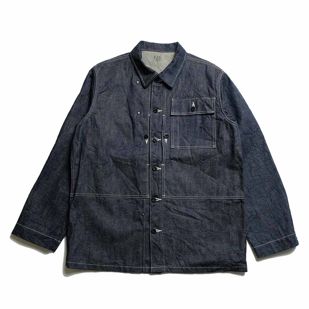 BUZZ RICKSON'S - U.S. MARINE CORPS M-1944 DENIM CIVILIAN UTILITY JACKET - BR15886