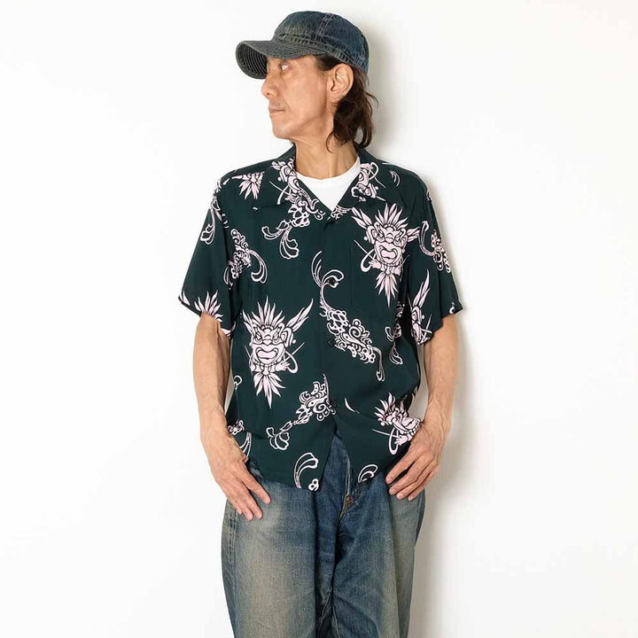 SUN SURF - S/S RAYON HAWAIIAN SHIRT - INCARNATION OF GOD - SS39611