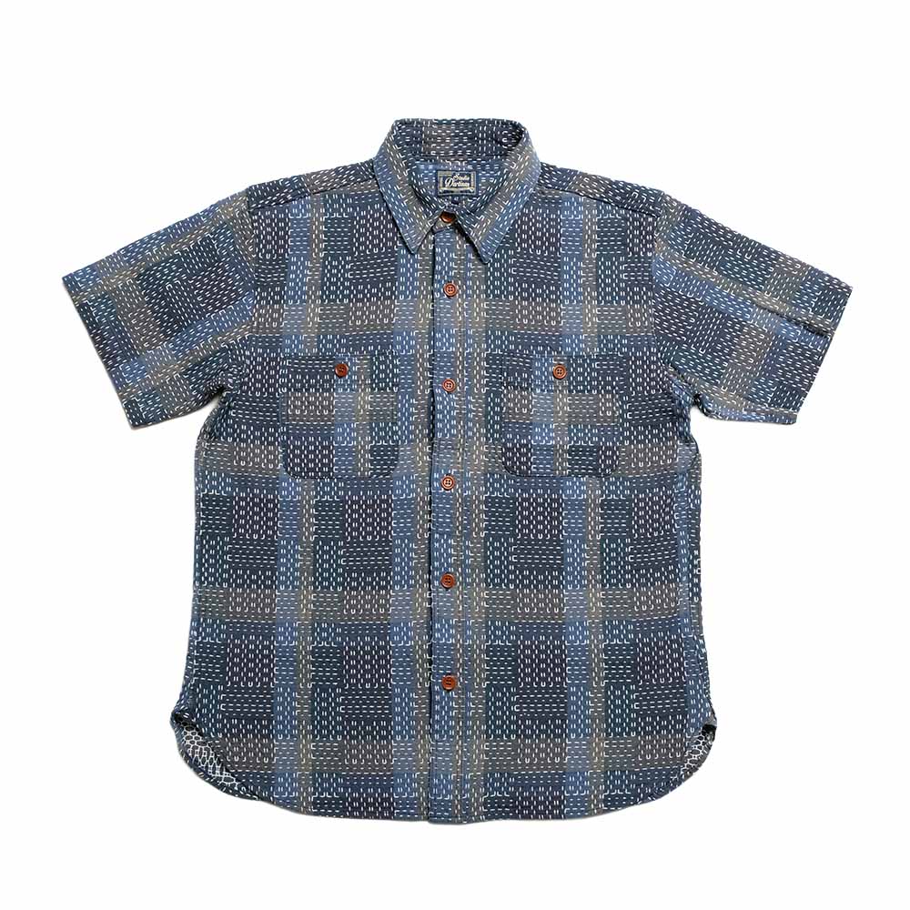 STUDIO D’ARTISAN & SA. - NORAGI SASHIKO S/S SHIRT - 5657