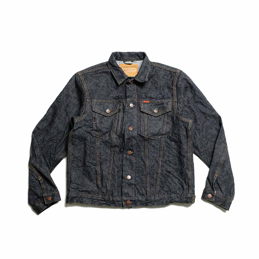BIG JOHN - ISHIKAWADAI DENIM TRUCKER JACKET - S6953W