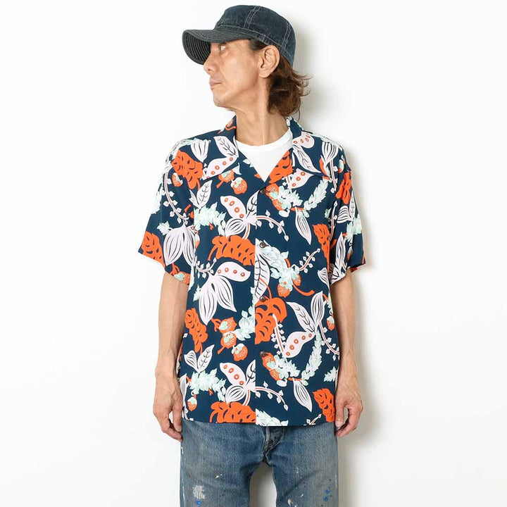 SUN SURF - RAYON HAWAIIAN SHIRT - SHELL GINGER - SS39423