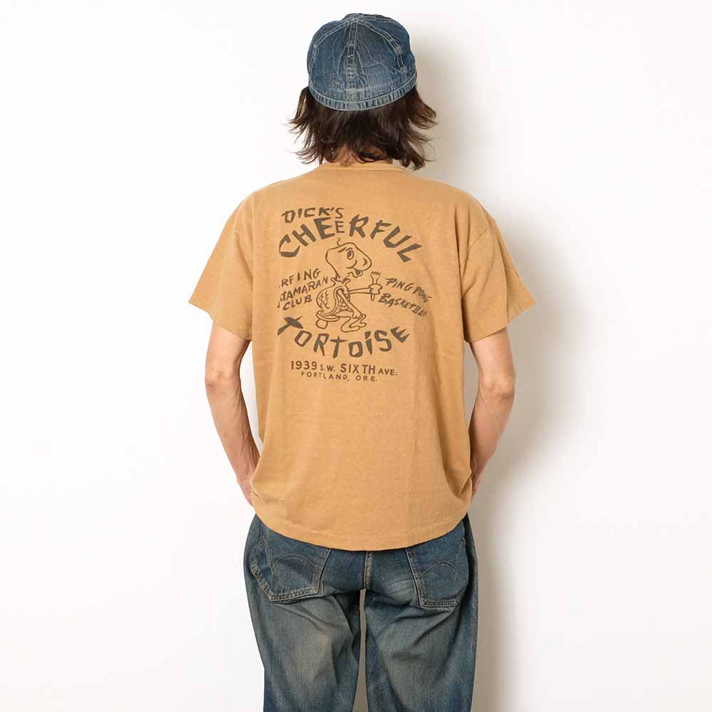 WAREHOUSE - 2ND HAND SERIES - Lot.4064 - S/S T-SHIRTS - TORTOISE - 4064TOR-26