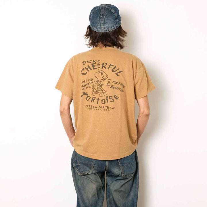 WAREHOUSE - 2ND HAND SERIES - Lot.4064 - S/S T-SHIRTS - TORTOISE - 4064TOR-26