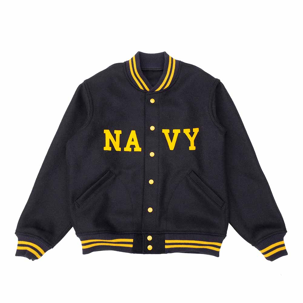 WAREHOUSE - 1950'S NAVY VARSITY JACKET - 2240AP-25 – HINOYA Online