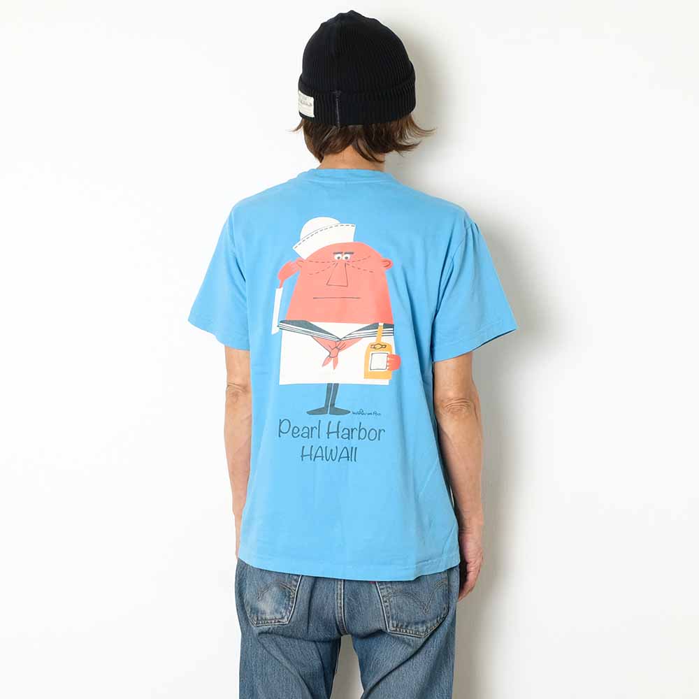 SUN SURF - PRINT T-SHIRT - SAILOR - by RYOHEI YANAGIHARA with MOOKIE - SS79570