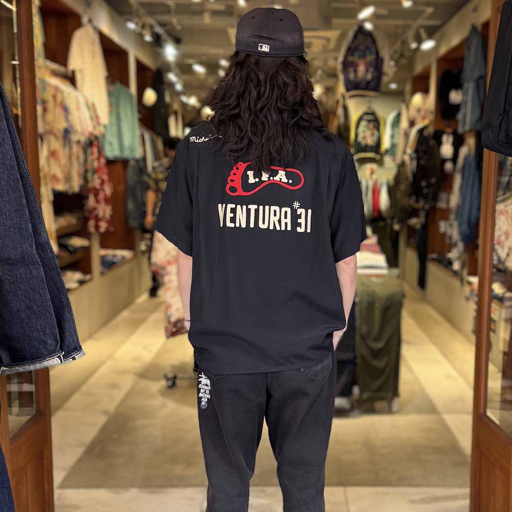 STYLE EYES - PLAIN WEAVE RAYON BOWLING S/S SHIRT - I.FA - SE39457