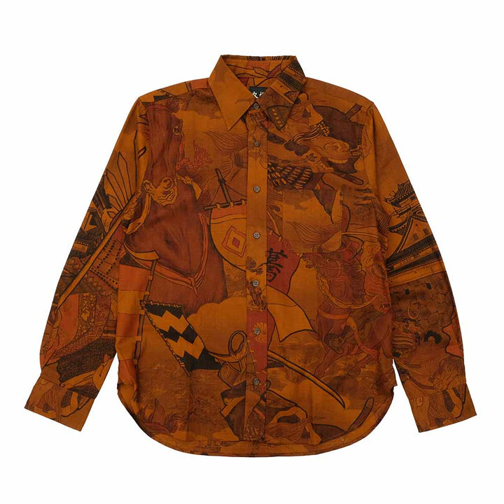 衣櫻 - サザンクロス素材 - 長袖レギュラーシャツ - 武将合戦 - SA1639