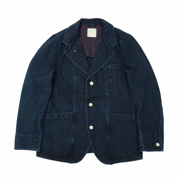 Soundman Beer Jacket - Dudley III - Indigo Dyed SASHIKO - 401M-655Z