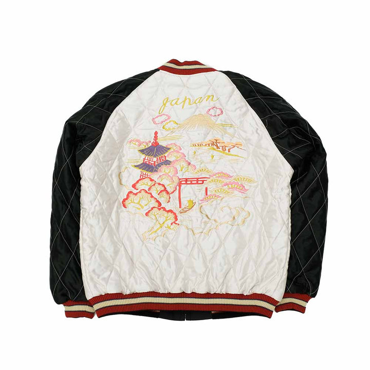 TAILOR TOYO - Acetate Quilted Souvenir Jacket - LANDSCAPE × DUELLING DRAGONS - TT15543-190