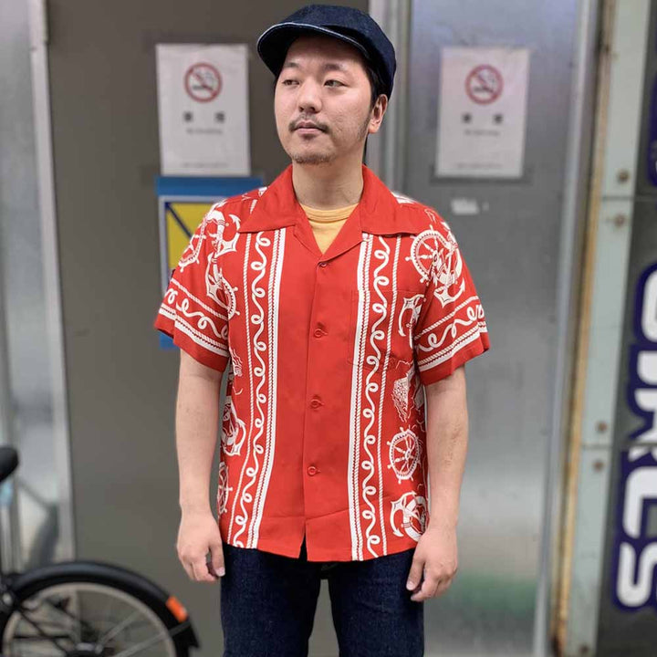SUN SURF - S/S RAYON HAWAIIAN SHIRT - ALL ABOARD - SS39230