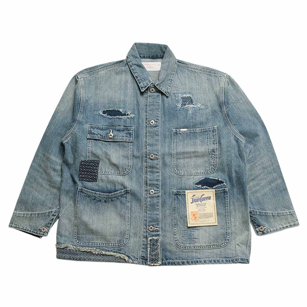 UNIVERSAL OVERALL - 12.75oz CONE DENIM REMAKE COVERALL - HT2433400-F