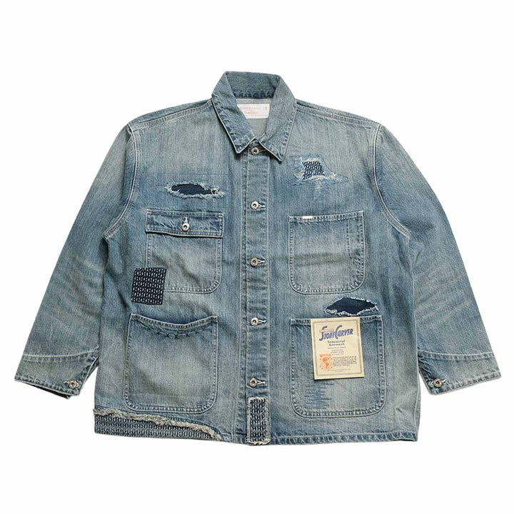 UNIVERSAL OVERALL - 12.75oz CONE DENIM REMAKE COVERALL - HT2433400-F
