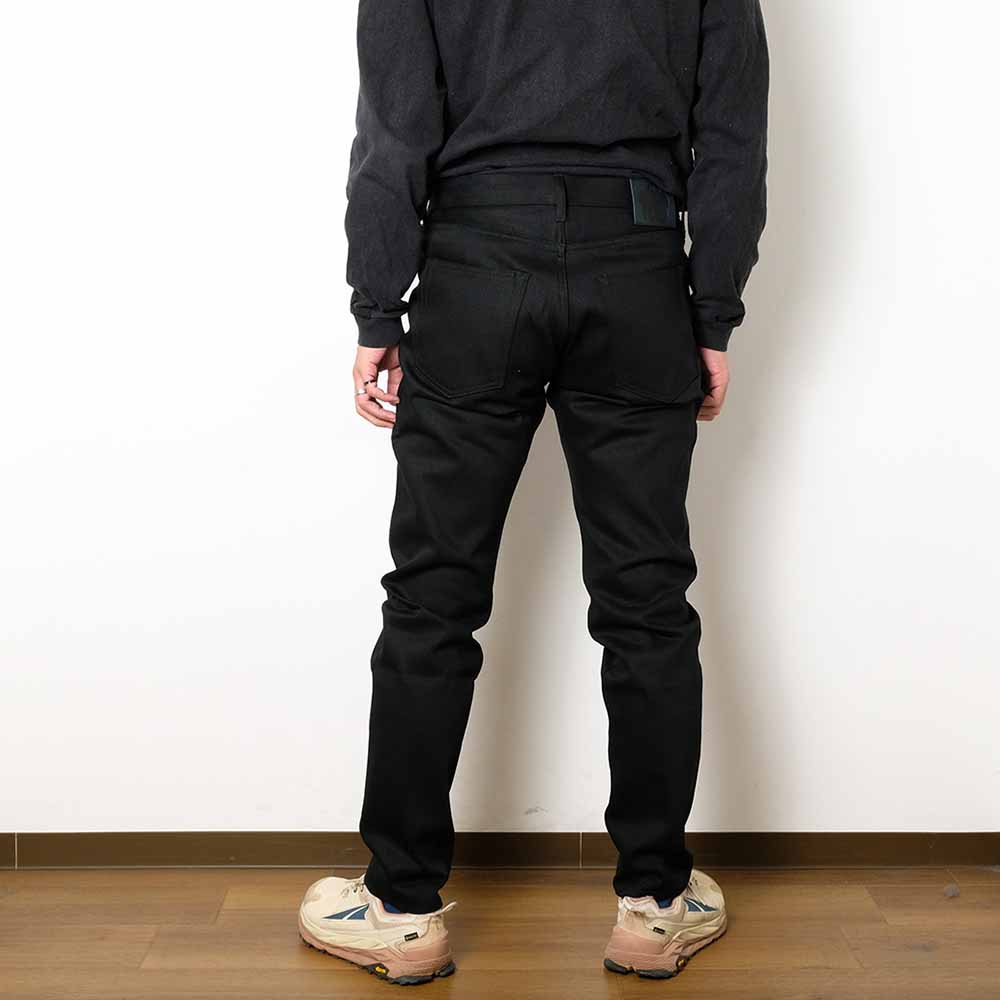 MOMOTARO JEANS - #200 STANDARD TAPERED 14.7oz BLACK - Zip-Fly - MMJZ1200
