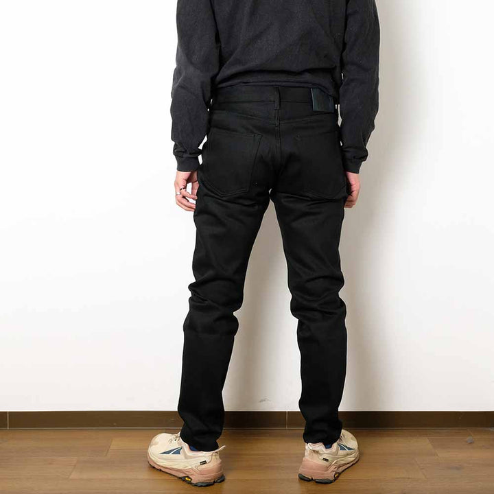 MOMOTARO JEANS - #200 STANDARD TAPERED 14.7oz BLACK - Zip-Fly - MMJZ1200