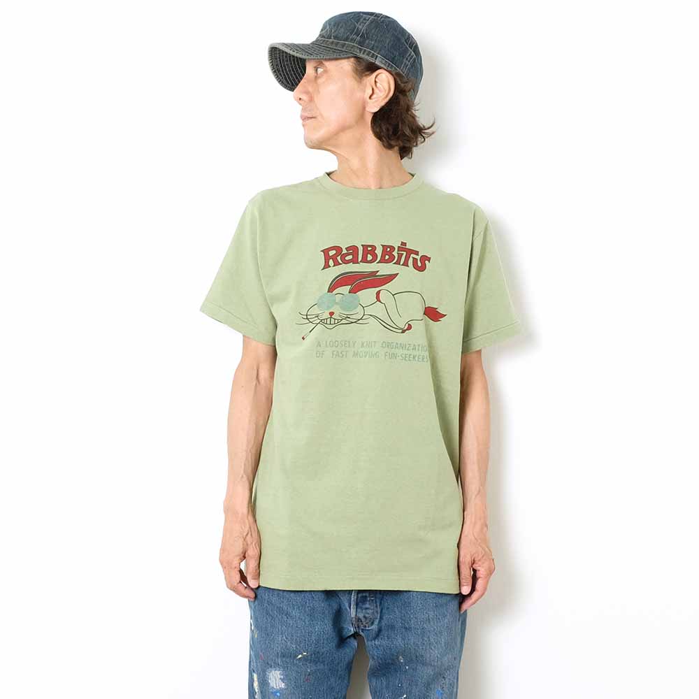 DUBBLE WORKS - Lot.33005 - S/S T-SHIRT - RABITS - 33005RAB-24