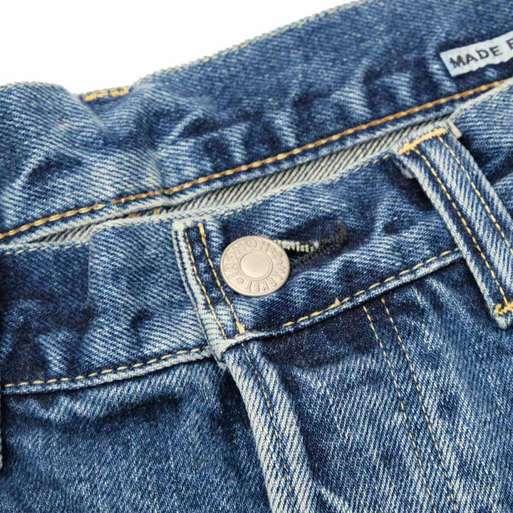 HOLLYWOOD RANCH MARKET - PP4XX Just length Jeans - MID BLUE - 1008262