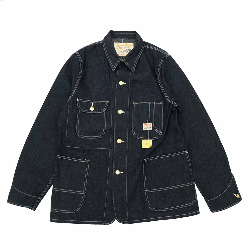 Sugar Cane - 11oz. BLUE DENIM - WORK COAT - SC15655