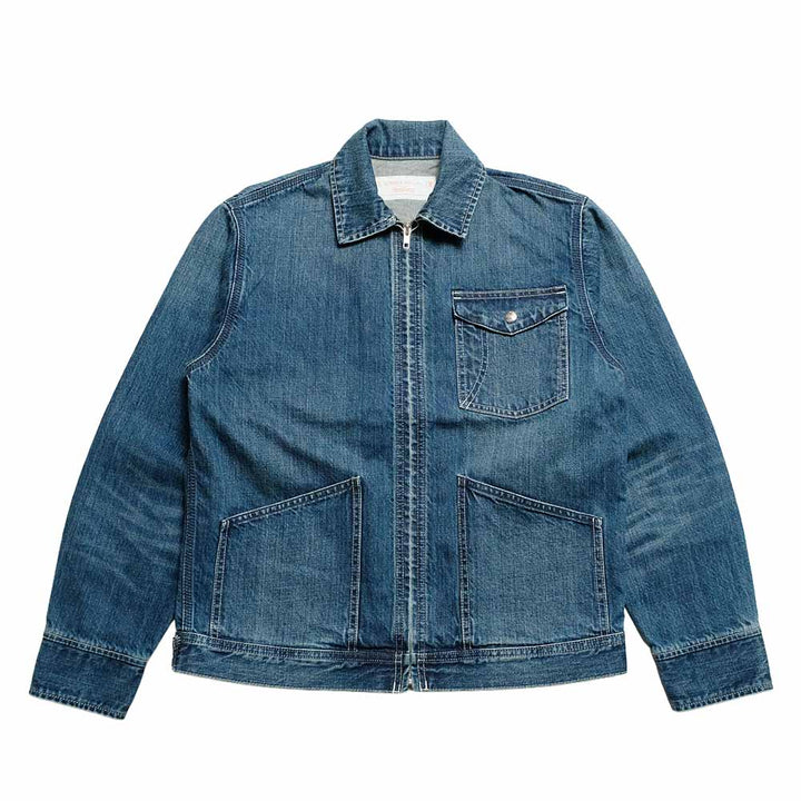 UNIVERSAL OVERALL - ZIP UP JAKCET - VINTAGE DARK WASH - HT2611430