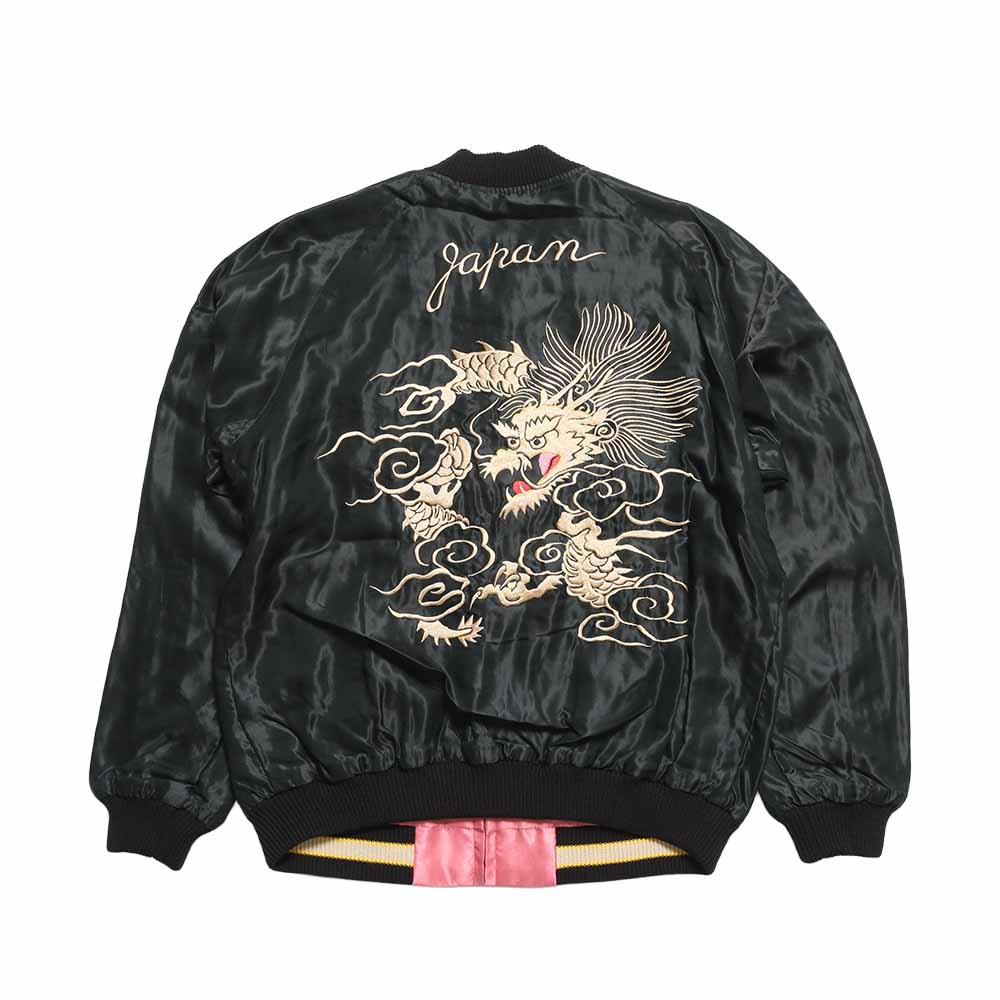 TAILOR TOYO - Acetate Souvenir Jacket - WHITE DRAGON x TIGER HEAD - TT15972-219