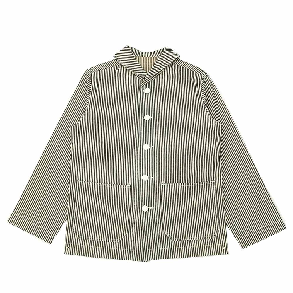 WAREHOUSE - U.S.NAVY SHAWL COLLAR COVERALL - HICKORY - WH-2220