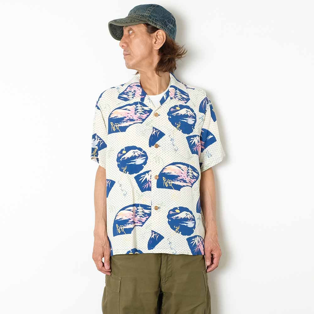 SUN SURF - S/S RAYON HAWAIIAN SHIRT - JAPANESE TRADITION - SS39418