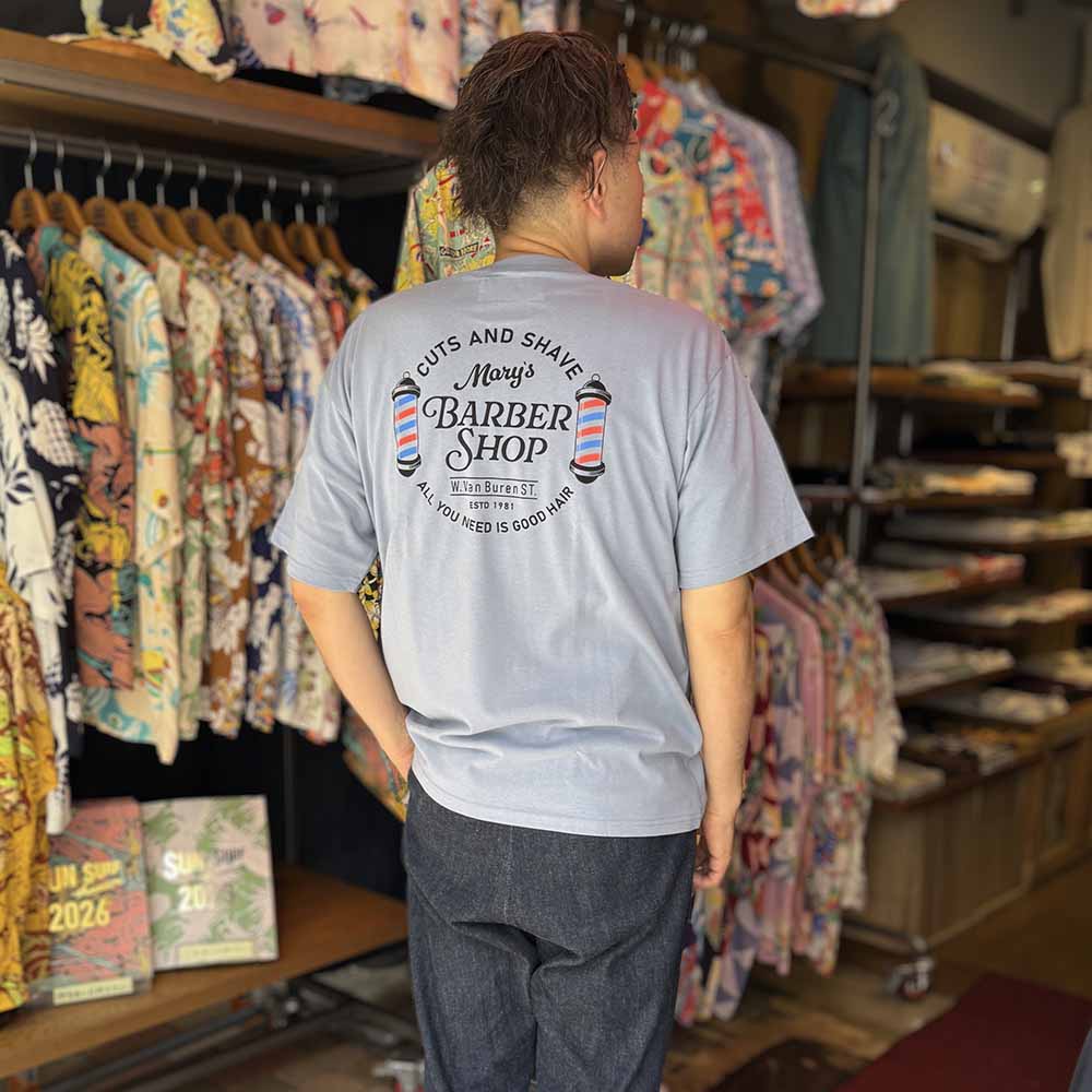 UNIVERSAL OVERALL - S/S T-SHIRT - BARBER SHOP - U2613219G-C