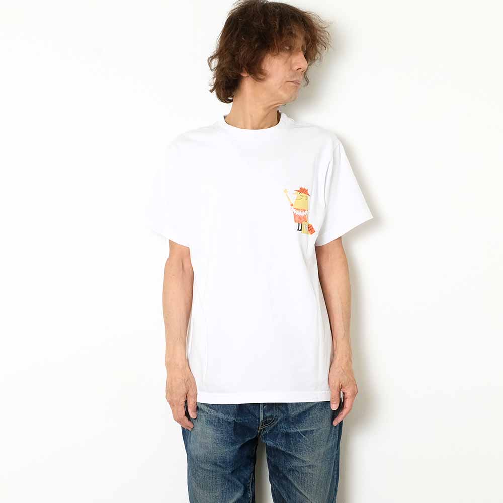 SUN SURF - S/S T-SHIRT - SAILING TO PARADISE - BY RYOHEI YANAGIHARA with MOOKIE - SS79386