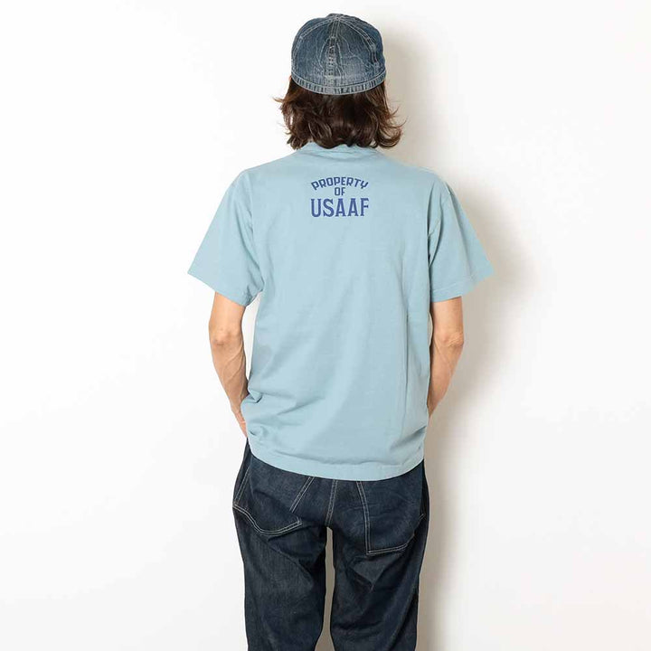 BUZZ RICKSON'S - S/S T-SHIRT - SANTA ANA A.A.BASE - BR79774