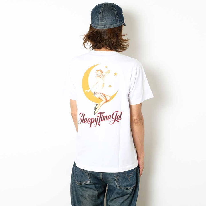 BUZZ RICKSON'S - S/S T-SHIRT - SLEEPY TIME GAL - BR79624